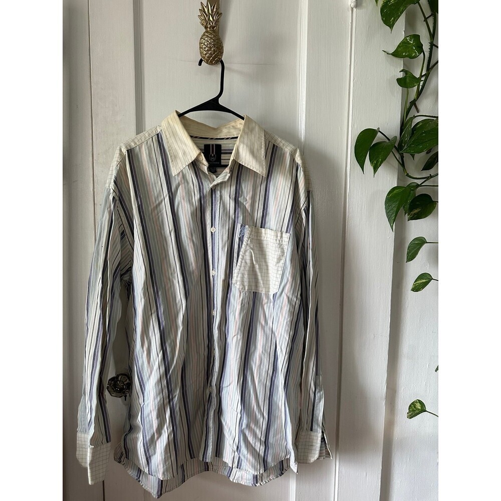 Phat Farm Men’s size x-large striped button down shirt